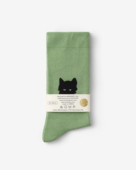 WOLF SOCKS - OLIVE