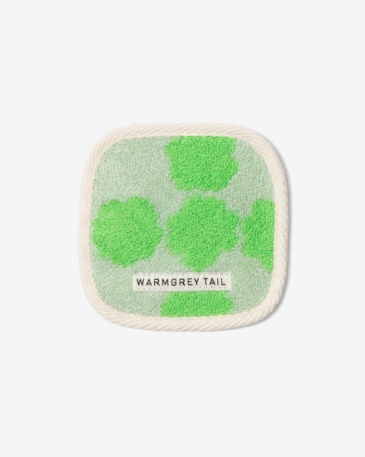 BLOSSOM TOWEL COASTER - GREEN