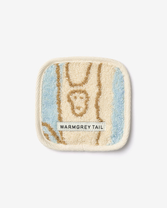 [WGT Only] MONKEY TOWEL COASTER - BLUE STRIPE