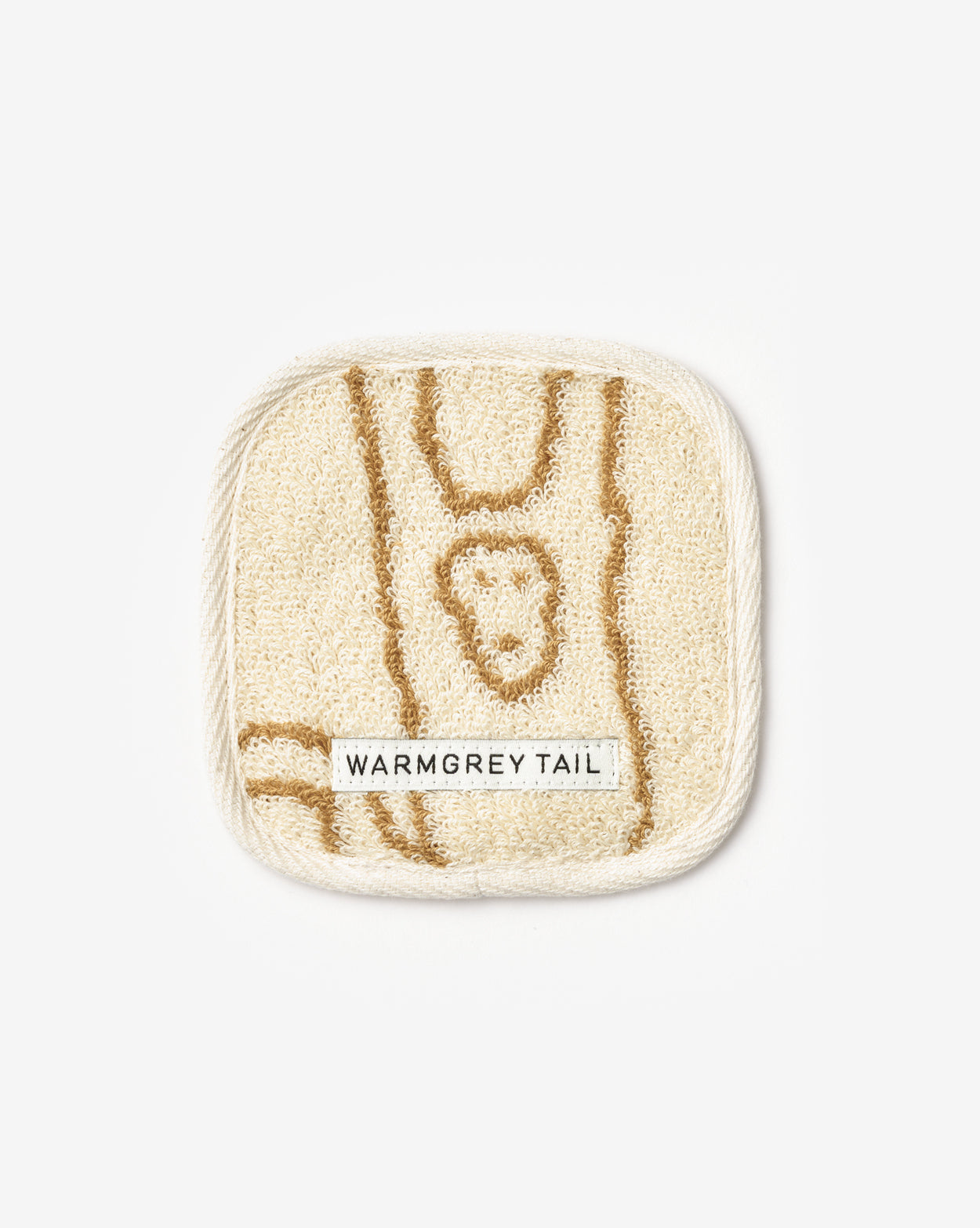 [WGT Only] MONKEY TOWEL COASTER - IVORY