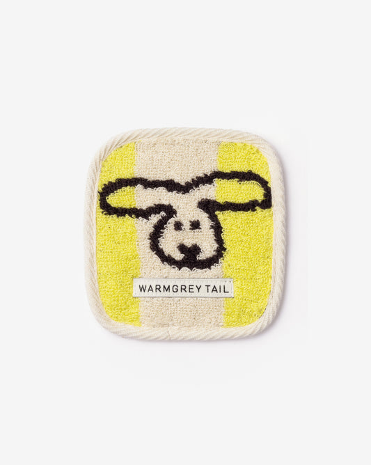 [WGT Only] BUNNY BUNNY TOWEL COASTER - YELLOW STRIPE