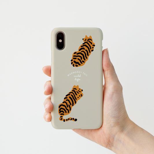 TIGERS - CREAM PHONE CASE