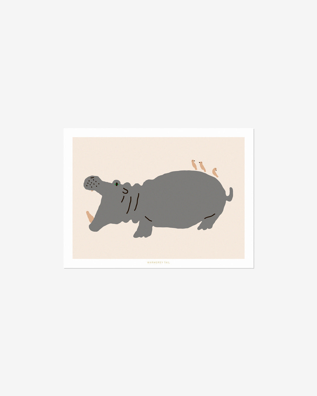 BIG HIPPO POSTCARD