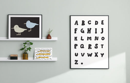ABC LETTERS POSTER