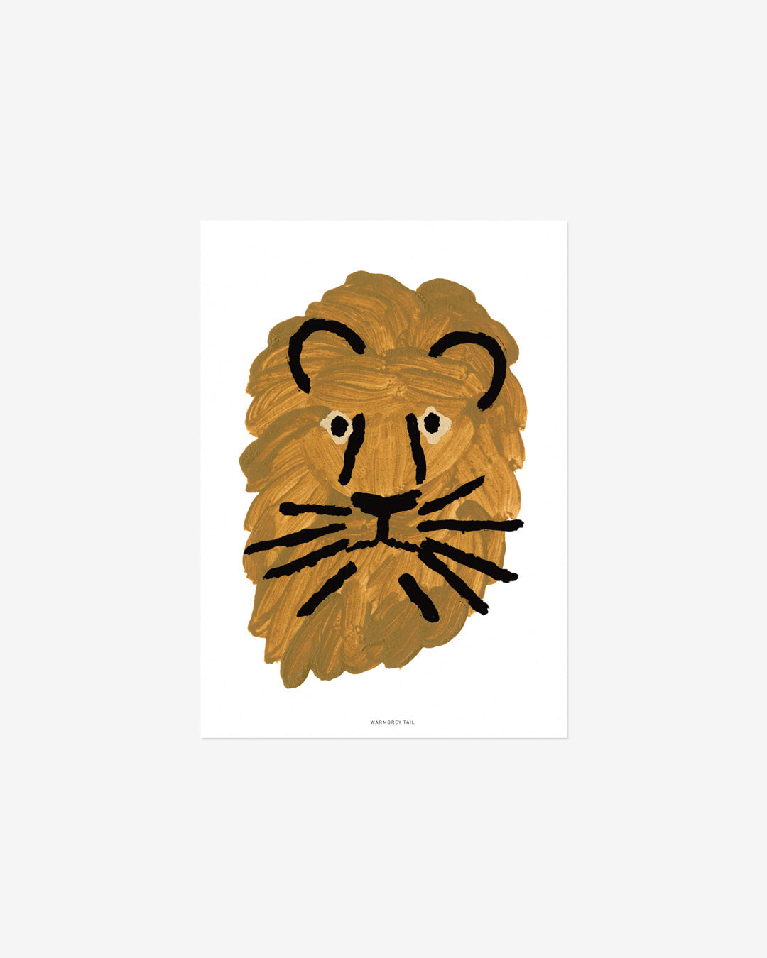 LION SMALL PRINT (A4)