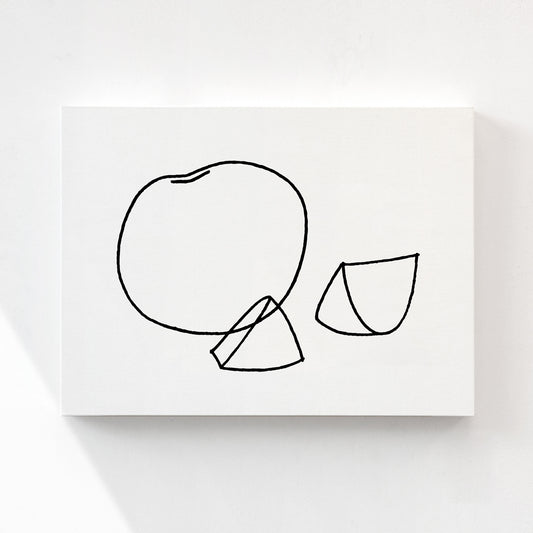 FRUITS LINE DRAWING CANVAS