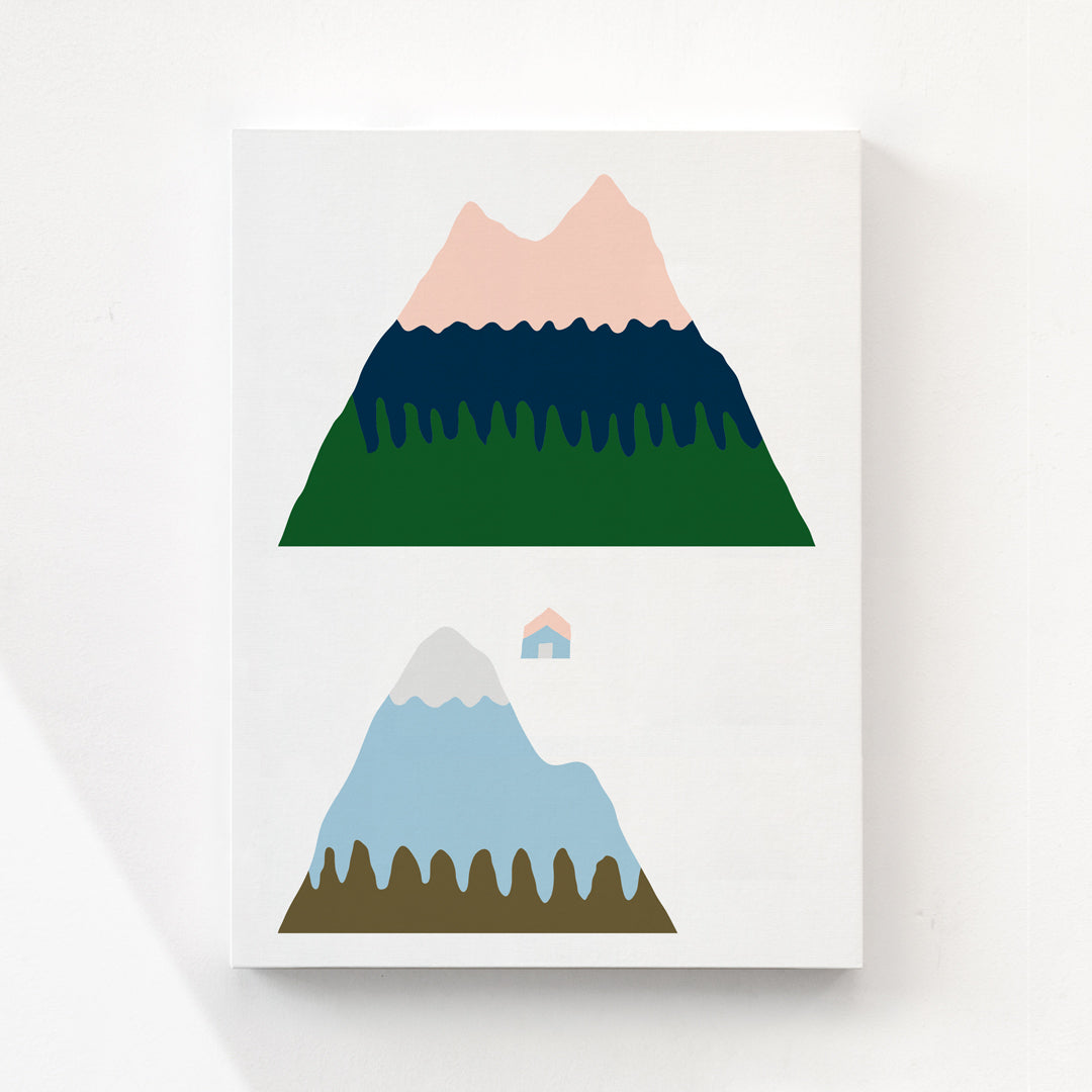 PINK MOUNTAIN CANVAS