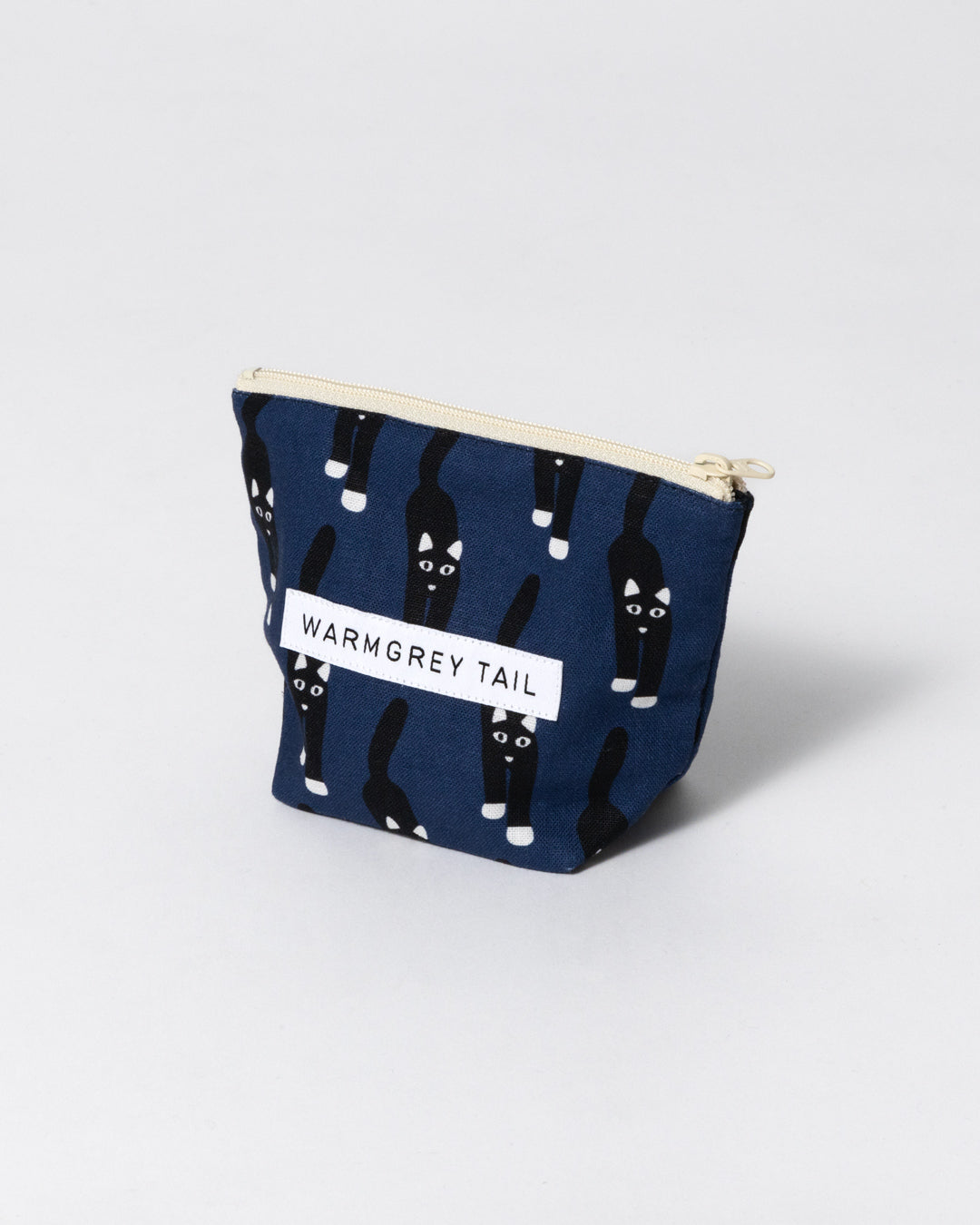 CAT COMING STANDING POUCH - NAVY (3size)