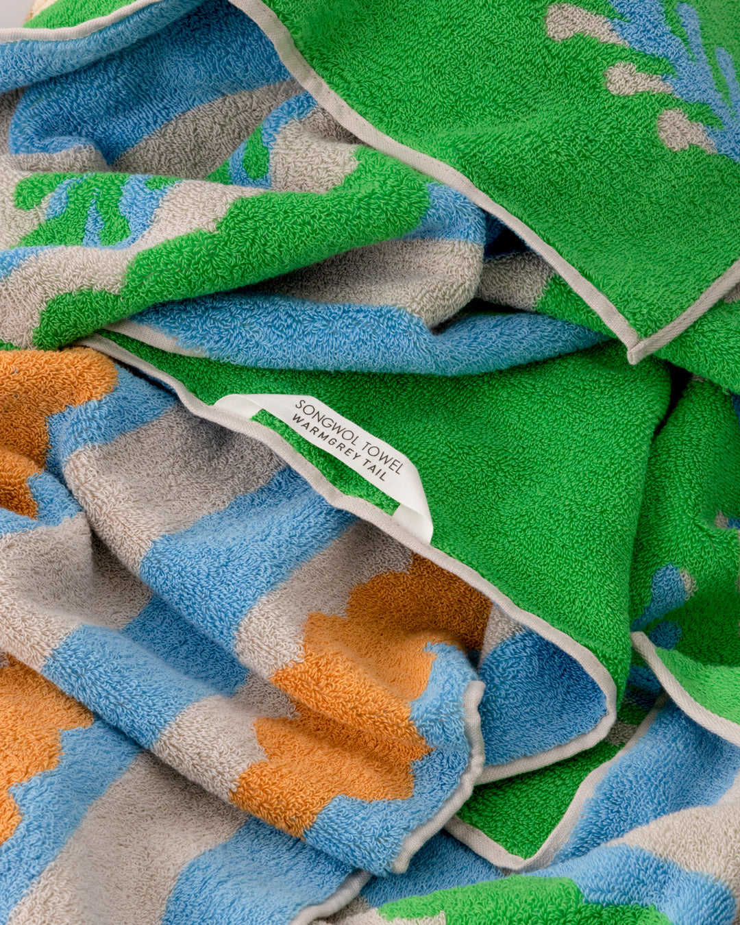 TREES FACE TOWEL - GREEN